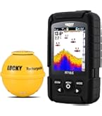 Amazon | LUCKYLAKER 魚群探知機 防水 フィッシュファインダー