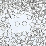 ファイニエ 二重丸カン シルバー 5mm 400個 2重 マルカン パーツ 接続金具 キーホルダー 金具 ハンドメイド アクセサリー 手芸 AP1961