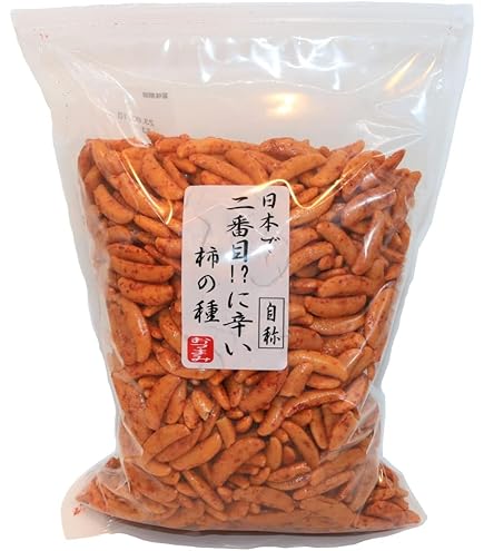 【人気商品】エイヒレ 貝ひも 激辛柿の種 各1キロセット！ Amazon | 谷貝食品工業 日本で二番目に?辛い（自称） 柿の種 350g 【お