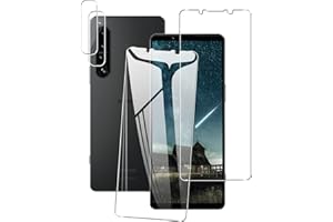 Xperia 1 iv フィルム 【2+2枚セッ】対応 Xperia 1 iv SO-51C / SOG06 フィルム 【ガラスフィルム + レンズ保護フィルム 】エクスペリア 1 IV 用の ガラスフィルム 強化ガラスフィルム Xperia1iv
