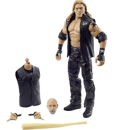 WWE Elite SummerSlam Dolph Ziggler Action Figure with Build-A-Figure, TrueFX, 6-in