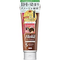 Hena カラートリートメント 6 12本　チャコールブラウン Hena カラートリートメント 6 12本 チャコールブラウン