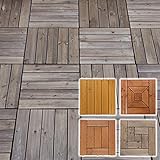 ウッドデッキパネル【Aタイプ】【ダークブラウン】27枚セット