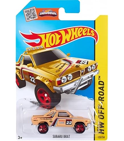 Amazon | HOT WHEELS COOL CLASSICS RED SUBARU BRAT WITH PICTURE OF