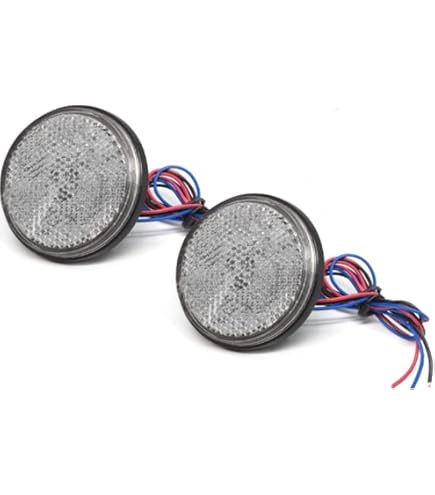Amazon | トラック用 丸型 LED リフレクター NEO 24V 丸型反射板 (C
