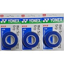 ヨネックス［AC135］ ブラック×3個とオリエンタルブルー×3個 Amazon | YONEX【ヨネックス】ウェットスーパーストロング
