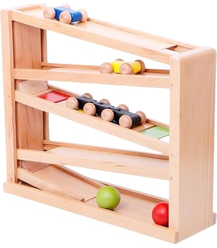 【正規品】TAG 木製 知育玩具 ボール転がし TAGタグ社注意力と動きの予測をさせるトラッカー ボール転がし 楽天