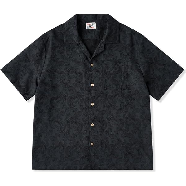 Amazon.co.jp: [karaku] メンズ シャツ 半袖 夏服 ゆる 開襟シャツ
