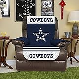 NFL Recliner Reversible Furniture Protector with Elastic Straps, 80-inches by 65-inches