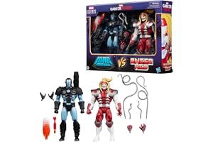 Marvel Legends Series Gamerverse Marvel's War Machine vs Marvel's Omega Red, Retro Video Game -Inspired Collectible 6-Inch Action Figures