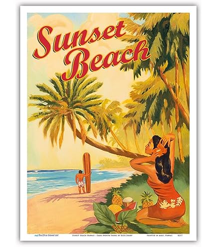 オールド ハワイアンold hawaiian　ヴィンテージ　ビンテージ　額装 40's メニュー柄ヴィンテージハワイアンシャツ - Baby doll -by