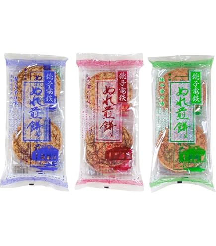 Amazon.co.jp: 銚子電鉄 ぬれ煎餅 ぬれせんべい 4種食べ比べセット 赤