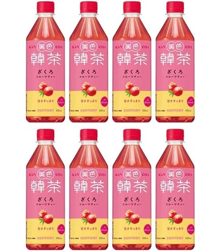 Amazon | 【まとめ買い】 美色韓茶 あずきブレンド 500ml / ざくろ