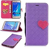 Aireratze(TM) Samsung Galaxy J5 2016 (J510) ケース　PU　手帳型　携帯電話用 [USBケーブルは無料です]　カバー カード収納ポケット付き　マグネット式　ス