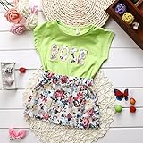 M.Z.L 子供服 大人気 とってもかわいい  子供用 ワンピース ドレス 子供服 ワンピース ミニドレス ブラウス 女の子 ワンピースドレス 子供服 女の子 ワンピース (6#, グリーン)