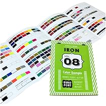 Amazon.co.jp: ユーロポート アイロンプリントシート色見本帳 VOL.8  