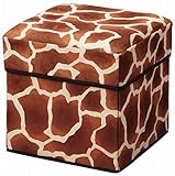 SPACE-KIT アニマル柄 スツール BOX キリン (S) N-8957