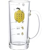 東洋佐々木ガラス グラス レモンサワーグラス 目安つき ジョッキ 食洗機対応 日本製 24個セット ケース販売 435ml P-06431-J425