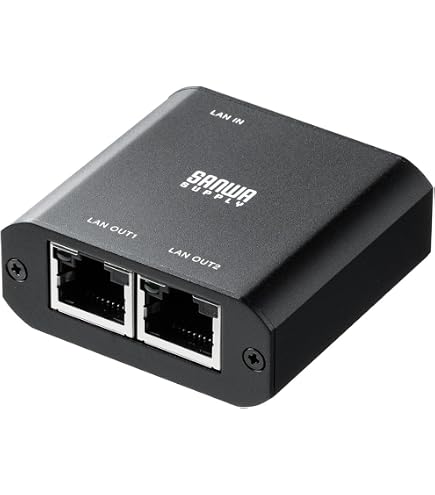 ロジテック スイッチングハブ(LANハブ) Giga対応 3ポート AC電源 LAN-GSW03PSBE rdzdsi3 Amazon | ロジテック スイッチングハブ(LANハブ) Giga対応 3ポート AC