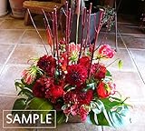フラワーアレンジメント KINGサイズ (レッド系) デザイナーにおまかせ 誕生日プレゼント
