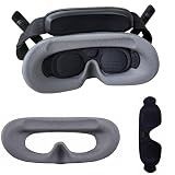 DJI Avata 2/DJI Goggles 3 対応 アクセサリー2 キット フェイスマスク/アイマスク+レンズ保護カバー 遮光 防汗 汚れ防止 通気性 アイシェード