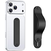 GripMate スマホリング ホールドリング 携帯リング 超薄型 スタンド機能 指リング スマホ固定ストラップバンド&キックスタンド 一体型 iPhone リング用 アルミ合金製 片手持ち 落下防止 軽量iPhone17/16/15/14/13/1