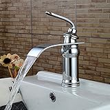 Wovier 水栓 ワンホール キッチン用 台付 黄銅 シングルレバー混合水栓 洗面 取り替え水栓蛇口 洗濯 蛇口 50cmホース*2付き