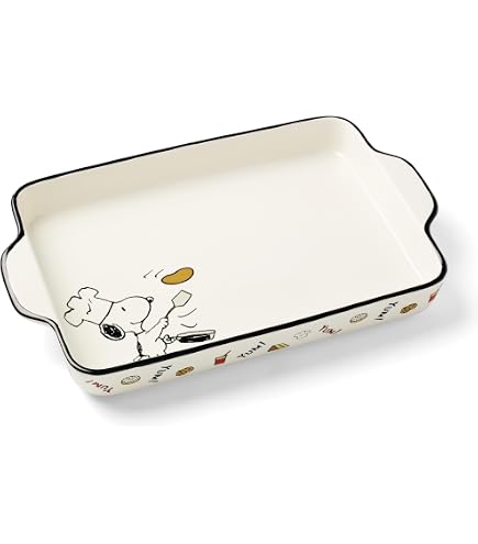 Amazon.co.jp: Lenox 897578 シェフスヌーピーオードブルトレイ
