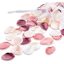 Amazon｜Der Rose 300個 造花 シルク フェイクピンク バラの