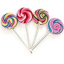 Amazon.co.jp: ありがたや ぐるぐるキャンディミニ 4色 20本入 子ども