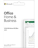 Microsoft Office Home & Business 2019(最新 永続版)|カード版|Windows10/mac対応|PC2台