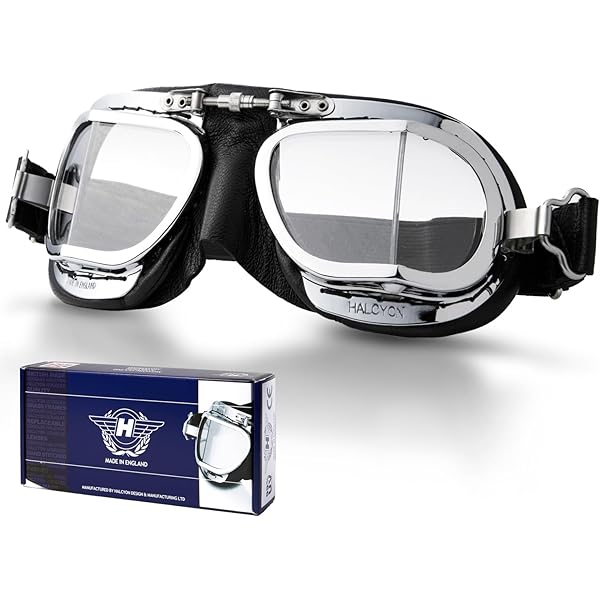 Amazon.co.jp: [Halcyon] mk49 Compact Goggles ブラック レザー