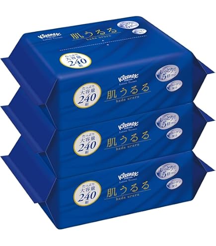 Amazon.co.jp: ティッシュ ソフトパック 保湿 240枚(120組) 1パック