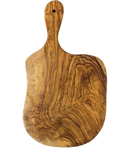 Amazon | オリーブ木 まな板(カッティングボード) 持ち手付 24CM