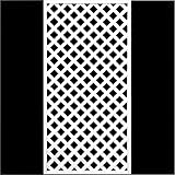 ホワイト格子ラティスフェンス 1800×900mm（木製） 目隠しフェンス DIY 園芸 ガーデニング 旭興進株式会社 JJ PROHOME