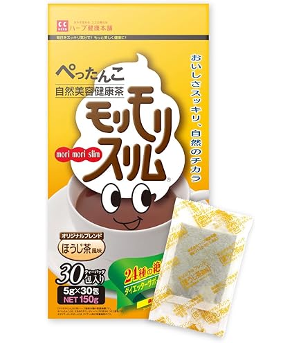 もりもりスリム ほうじ茶風味30包×3 Amazon | ハーブ健康本舗 モリモリスリム (ほうじ茶風味) (10包