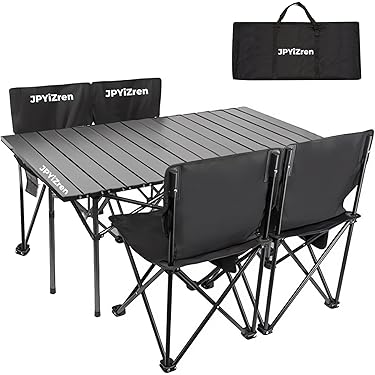 テント・チェアセット売り Amazon.co.jp: 【Ptomoto】アウトドアテーブルチェアセット キャンプ用