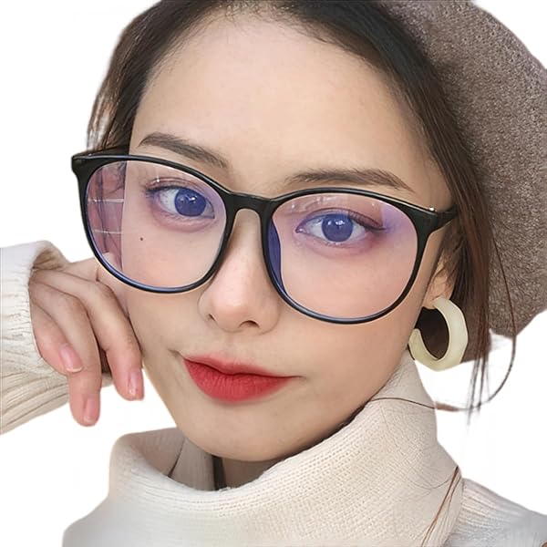 Amazon | 伊達メガネ 小顔効果 アラレちゃん メガネ py6527-1