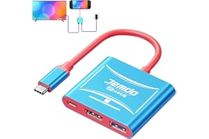 JEMDO Switch 2用 ドック|テレビ出力|144Hz・PD100W|ゲームしながら急速充電|USB-C→HDMI|小型・旅行向け|Switch/有機EL/PC/タブレット対応