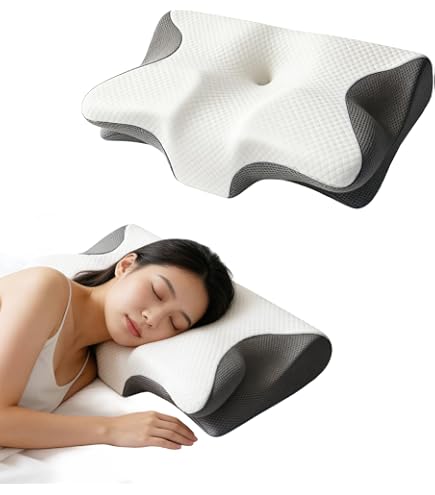 Amazon｜ネックピロー メモリーフォーム枕 睡眠用 輪郭枕 首と肩の痛み