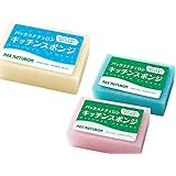 太陽油脂 パックスナチュロン キッチンスポンジ ナチュラル ブルー ピンク 各1個 の3個セット 【まとめ買い】