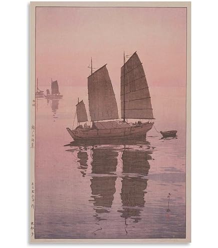 Amazon.co.jp: 吉田博よしだ ひろし浮世絵『ウダイプールの城』 偉大な