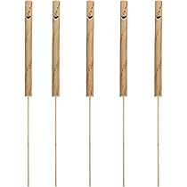 Amazon.co.jp: Frcolor 5個 鳥 ホイッスル 竹 スライド