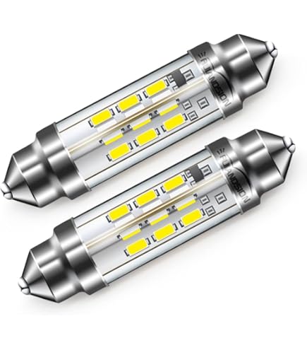 Xnourney 4pcs Newest 12-24V 211-2 212-2 578 Festoon LED Bulbs