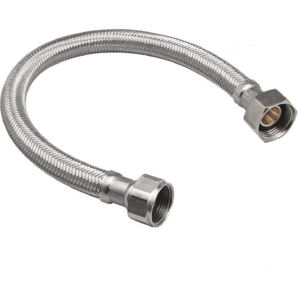 EZ-Fluid 24-Inch Braided Flexible Stainless Steel Water Heater Connector  Hose for Female Iron Water Pipes Fitting, 3/4-Inch FIP x 3/4-Inch FIP :  Amazon.sg: DIY u0026 Tools