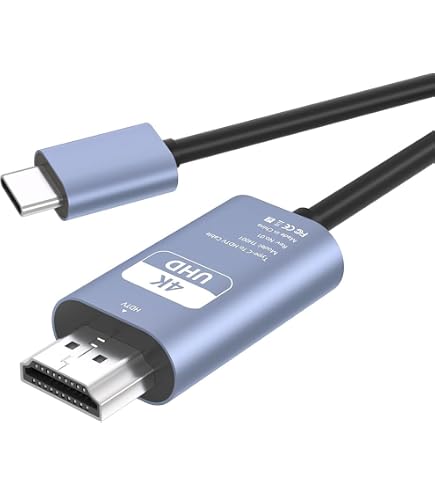 Amazon | USB Type C HDMI 変換ケーブル - 1M 【4K@30Hz映像出力