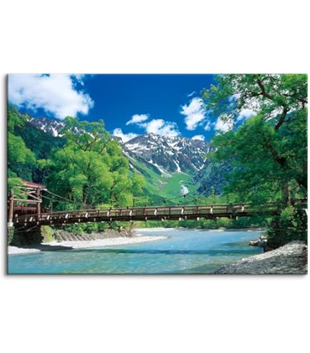 Amazon.co.jp: 小林幸三 「 上高地大正池 」 油絵 ・ 油彩画 F6 (6号