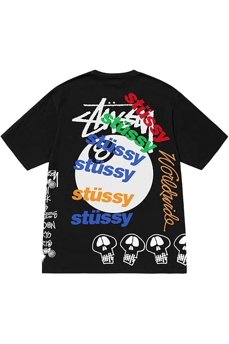 Amazon | [ステューシー] グラフィックプリント半袖Tシャツ LOW TIDE 