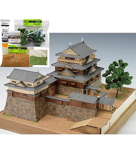 Amazon | ウッディジョー 1/150 国宝 松本城 木製模型 組立キット