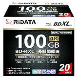 アールアイジャパン RiDATA 1回録画用 片面3層 2-4倍速 BD-R XL 100GB ブルーレイディスク スリムケース